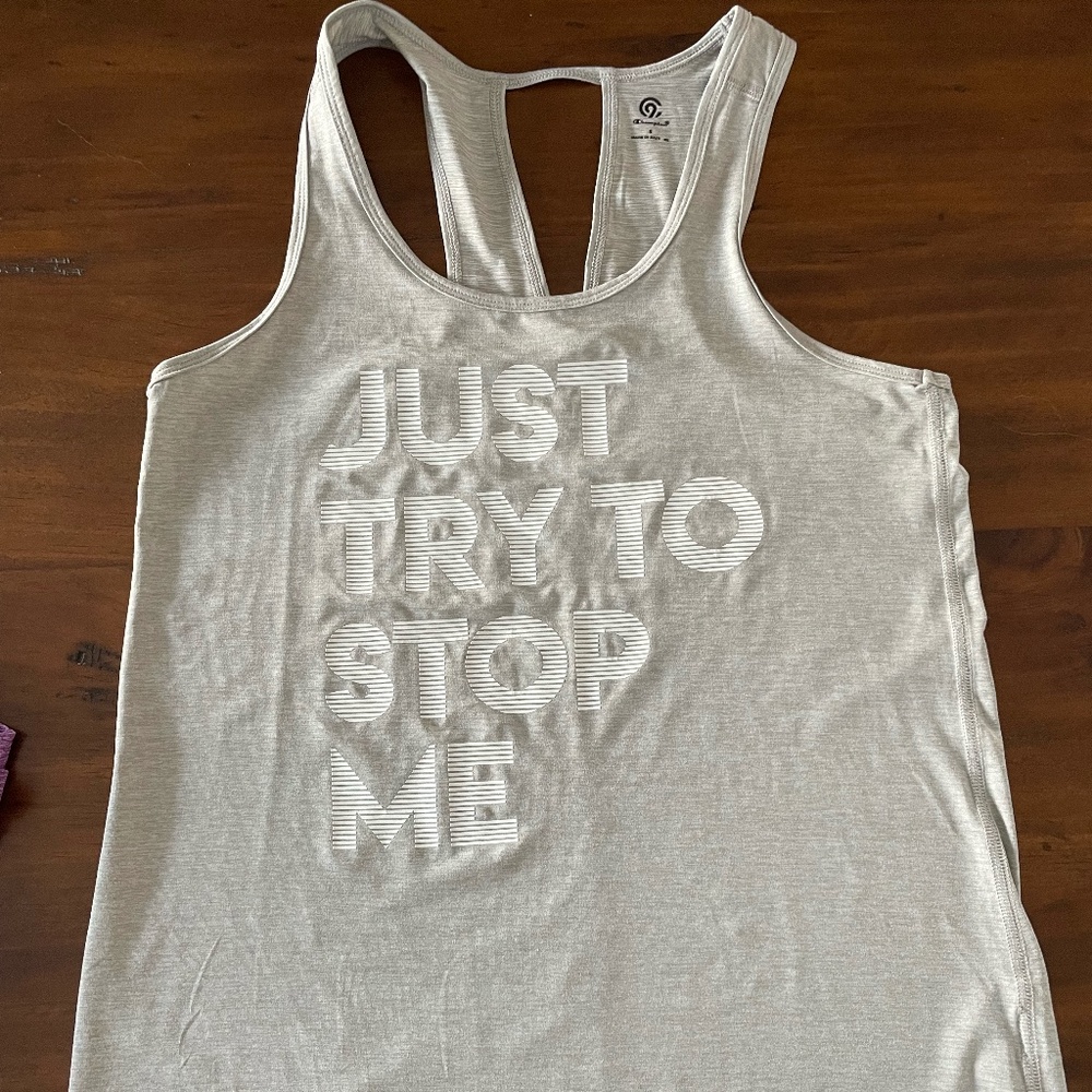 C9 Gray Cycling Tank